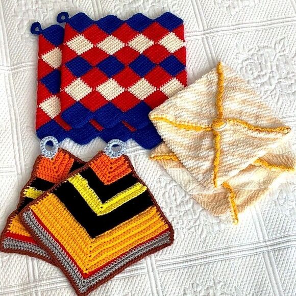 Handmade Other - Crochet Potholders (set of 6) Handmade USA